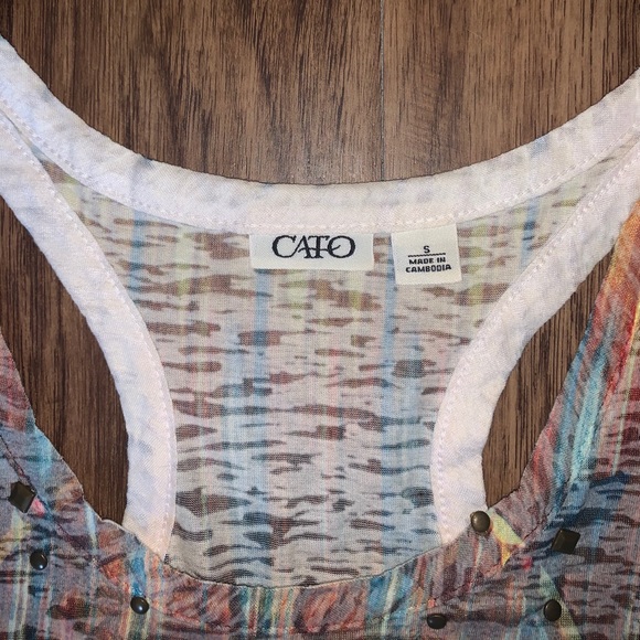 Cato Women’s Multicolor Tanktop - Picture 4 of 5